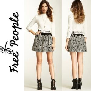 Free People Alexus Embroidered Skirt
